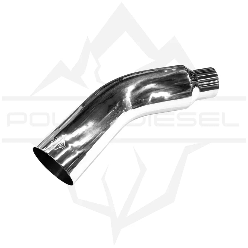 Polar Diesel 304SS Polished Exhaust Elbow W/Clamp
