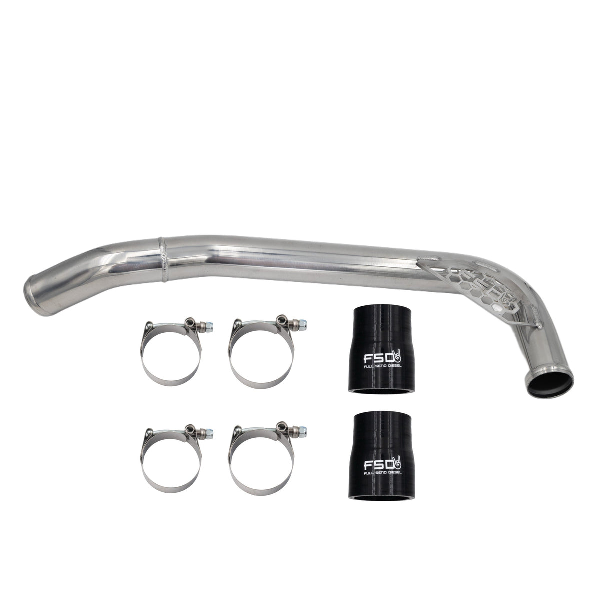 FSD 94-98 5.9 12V Cummins Fabricated Upper Coolant Pipe