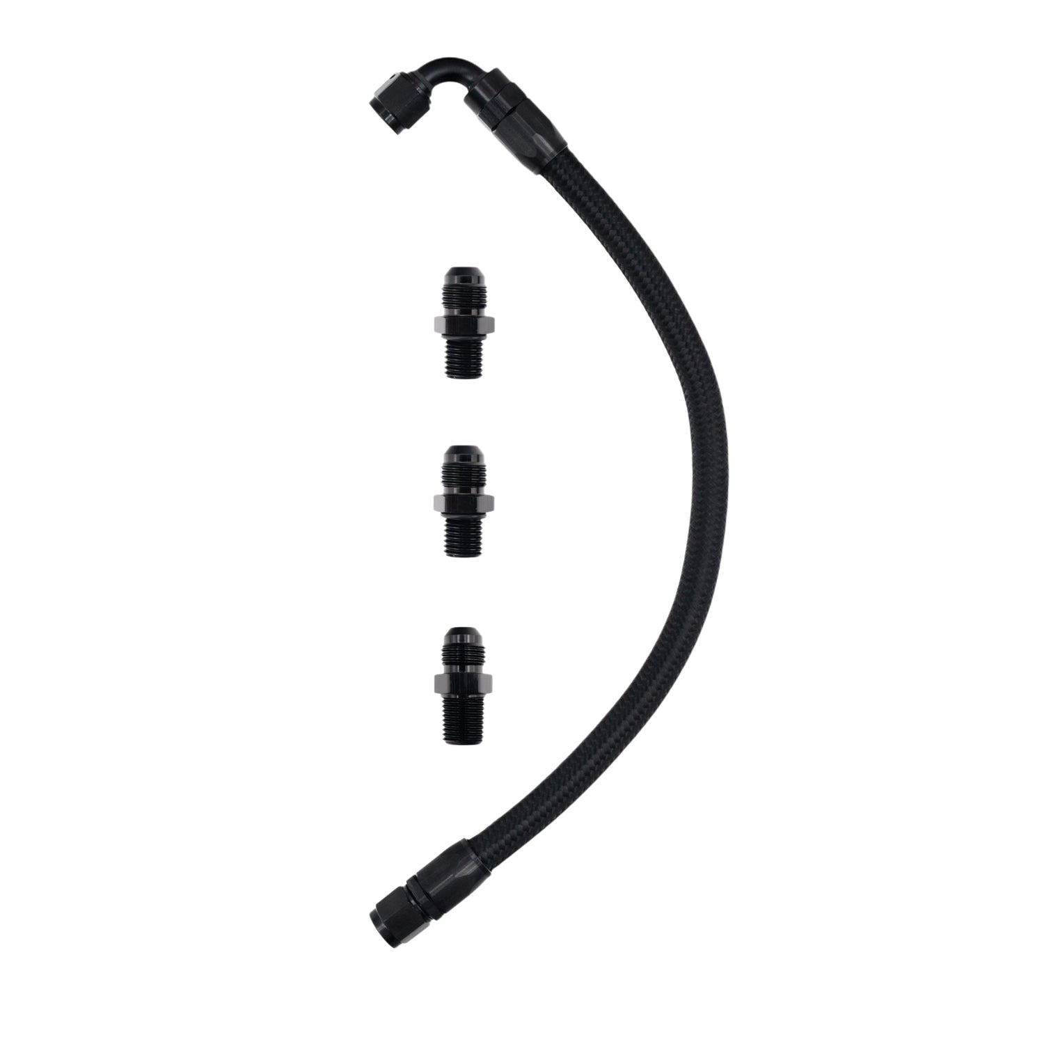 FSD 1994-2002 Dodge Cummins Factory Turbo Feed Kit Black Braided