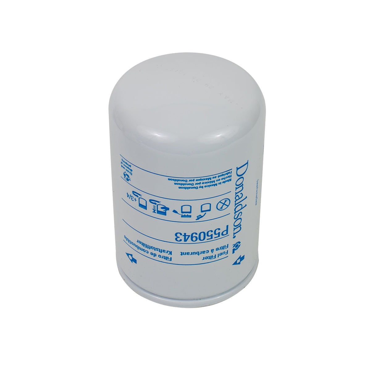 Donaldson P550943 replacement spin-on fuel filter for the S&S Gen2.1 Disaster Prevention Kit
