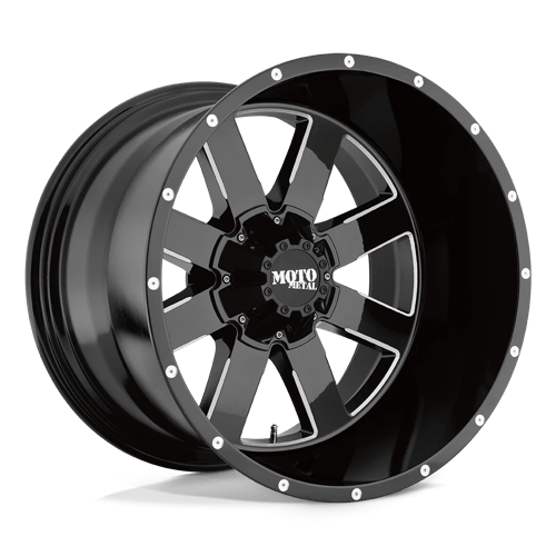 MO962 17X10 8X6.5 G-BLK MILL -24MM