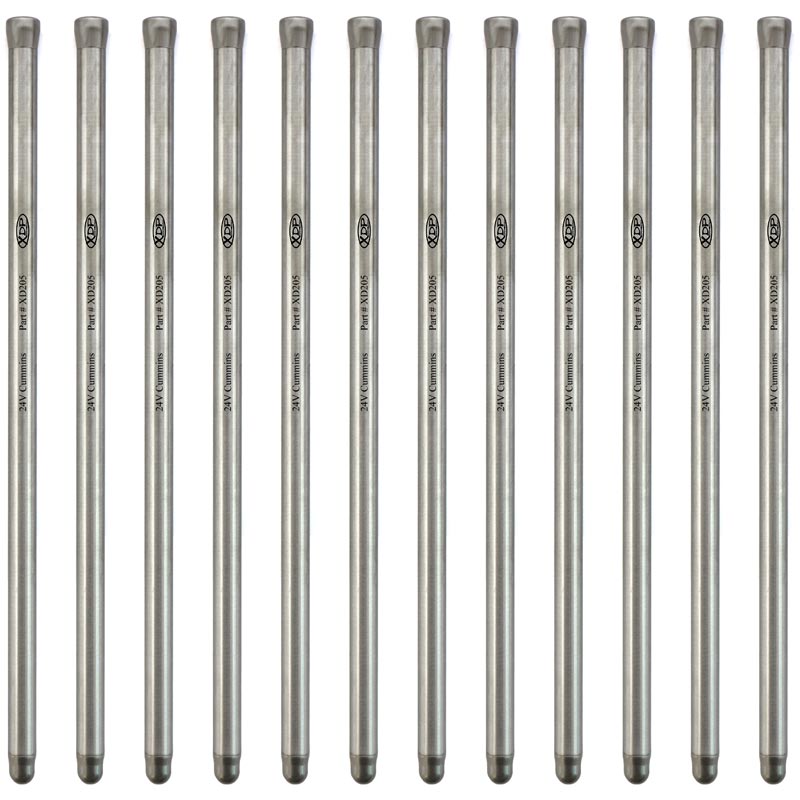 XDP 7/16 Inch Competition & Race Performance Pushrods 1998.5-2018 Dodge 5.9L/6.7L Cummins XD205