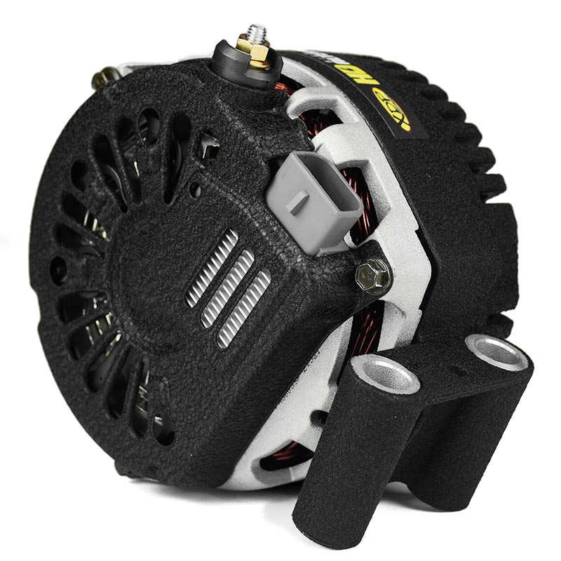 XDP Wrinkle Black HD High Output Secondary Alternator XD358 For 2003-2007 Ford 6.0L Powerstroke