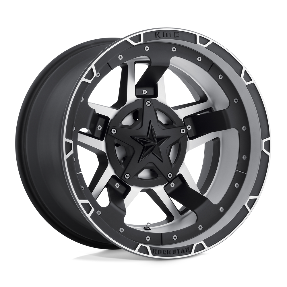 XD827 22X10 8X6.5 M-BLK MACH -18MM