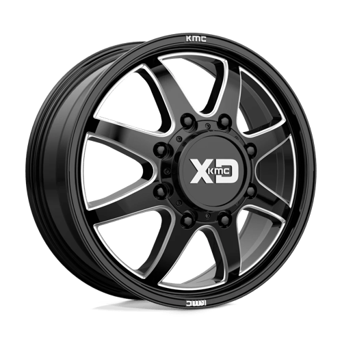 PIKE DRW 22X8.25 8X6.5 +105 GBLK-MILL DF