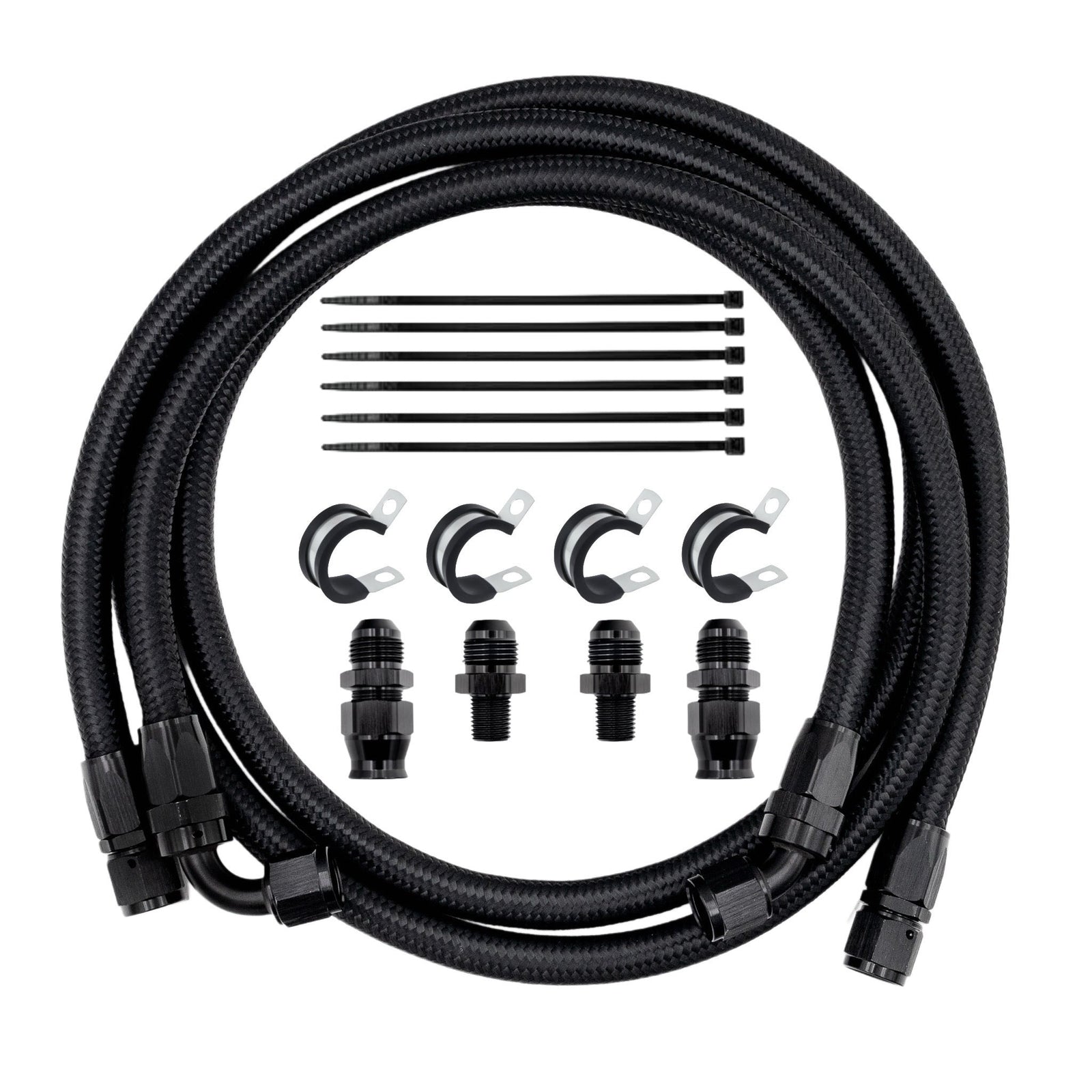 Cummins braided transmission line kit
