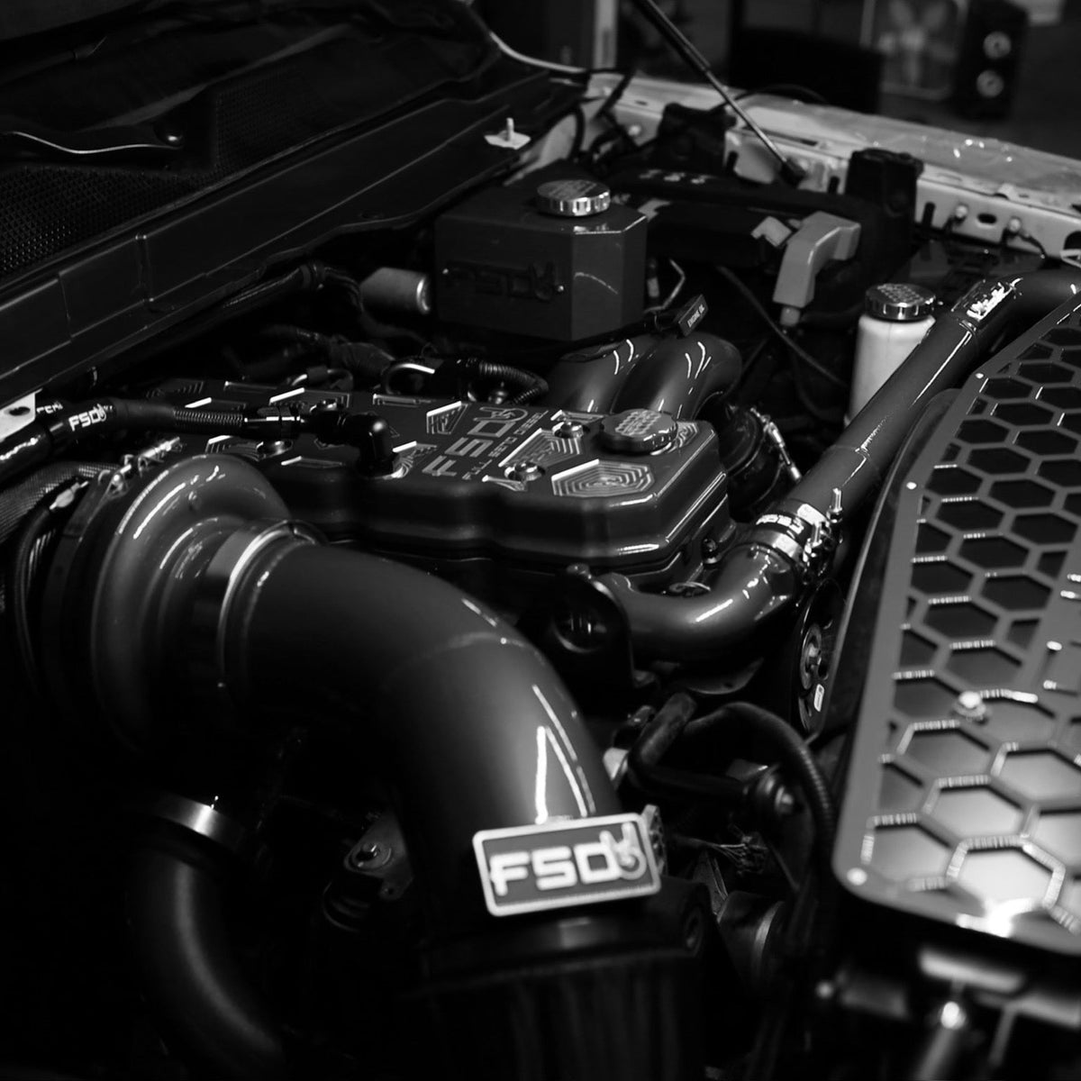 Fsd Engine Rendering FSD Engine Bay Dress Up – Full Send Diesel