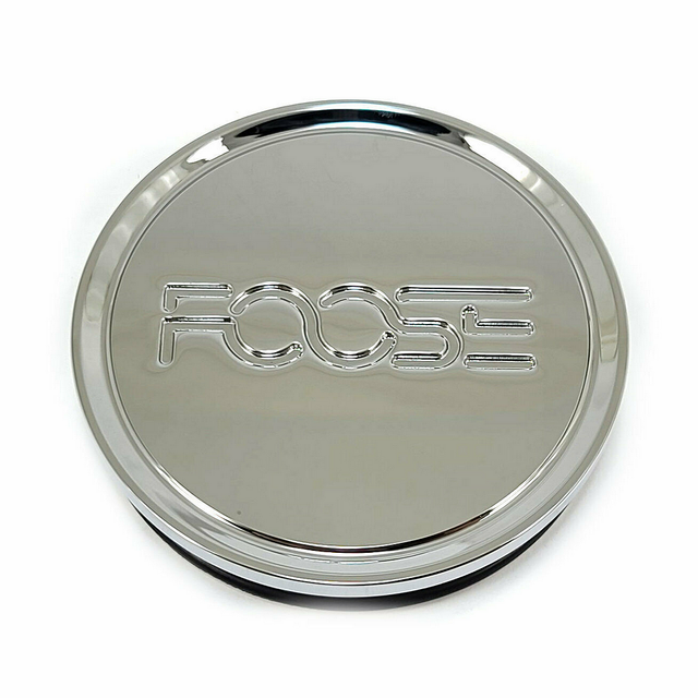 FOOSE 2.95" FLAT CAP-CHROME