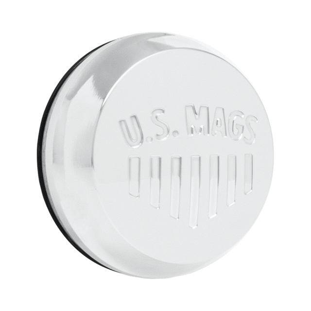 DOME .9" US MAGS NWLOGO 3" ORING CAP POL