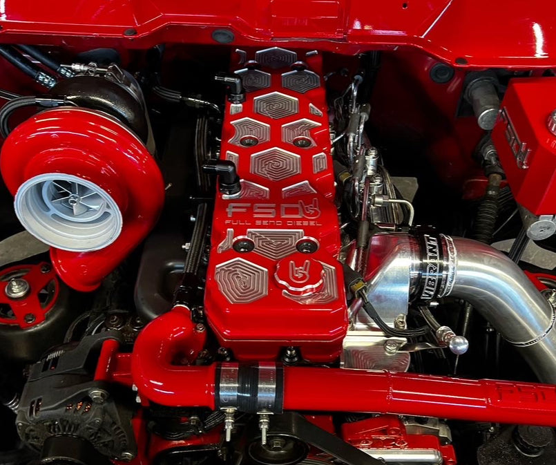 FSD 5.9L/6.7L Cummins Billet Honeycomb Valve Cover