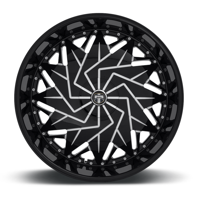 DUB DAZR CAP-GLOSS BLK MIL