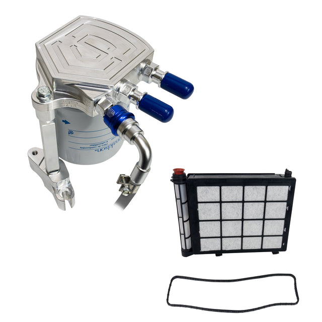 S&S Diesel Motorsport Ford 6.7L Fuel Leak Prevention Kit Plus for 2017-2026 Power Stroke (6.7F17-LPK-PLUS)