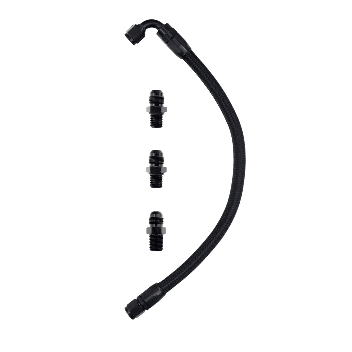 FSD 1994-2002 Dodge Cummins Factory Turbo Feed Kit Black Braided