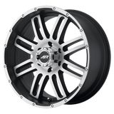 AR901 20X9 6X5.5 S-BLK MACH 20MM