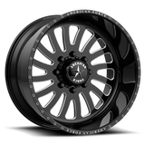 OCTANE 22X10 8X6.5 -25 BLACK R