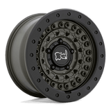 BARRICADE 17X8.5 6X5.5 112 OD-GRN-BLK +0