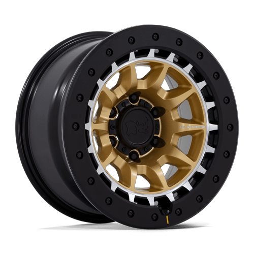TUSK 17X8.5 6X5.5 106 -10 M-GOLD-MCH
