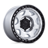 VOYAGER 17X8.5 6X5.5 106 +0 SLV-MCH-BLK