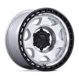 VOYAGER 17X8.5 6X5.5 106 -10 SLV-MC-BLK