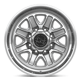 ECHO 18X9 8X6.5 125 +12 G-SLV-MCH