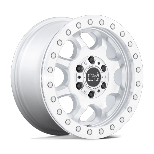 BR VENTURE 17X8 6X130 G-SLVR MACH 38MM
