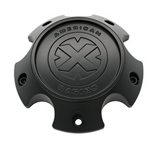OPEN END LARGE 5LUG CAP - SATIN BLACK