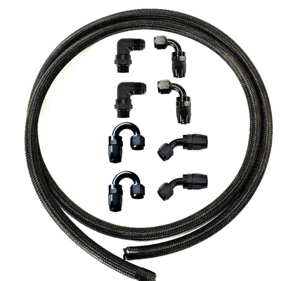 FSD 1998.5+ Dodge Cummins DIY Valve Cover Hose Kit (Four Port)