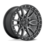 REBEL 18X9 6X5.5 106 -12 M-GMTL-BLK-RG