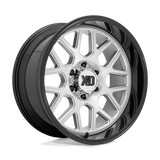 XD849 22X10 6X135 BRUSH MILL GBLK LP -18