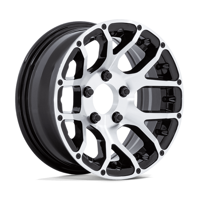 HE1825 15X6 6X5.5 +0 G-BLK-MCH (NO CAP)