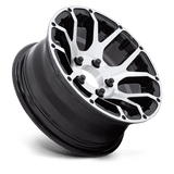 HE1825 15X6 6X5.5 +0 G-BLK-MCH (NO CAP)