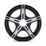 HE1827 15X6 6X5.5 G-BLK MACH -6MM
