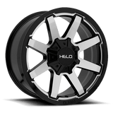 HE909 20X9 8X6.5 G-BLK MACH 0MM