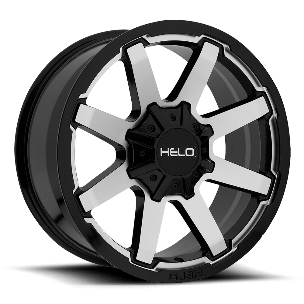 HE909 20X9 8X6.5 G-BLK MACH 0MM