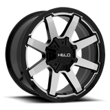 HE909 20X9 8X6.5 G-BLK MACH 0MM