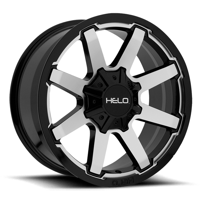 HE909 20X9 8X6.5 G-BLK MACH 0MM