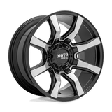MO804 22X12 5X5.0/5.5 G-BLK MACH -44MM
