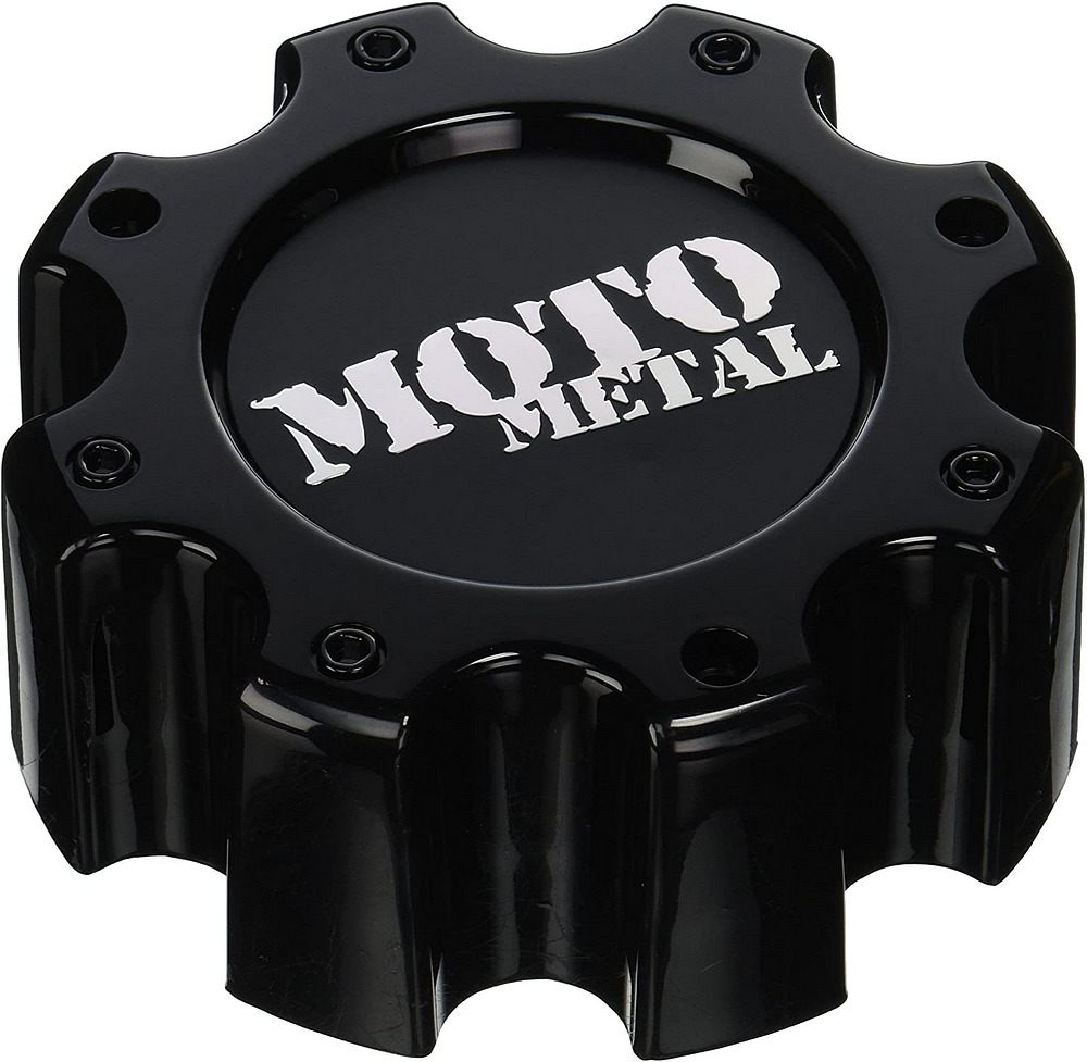 MOTO METAL CAP 8 LUG - GLOSS BLACK