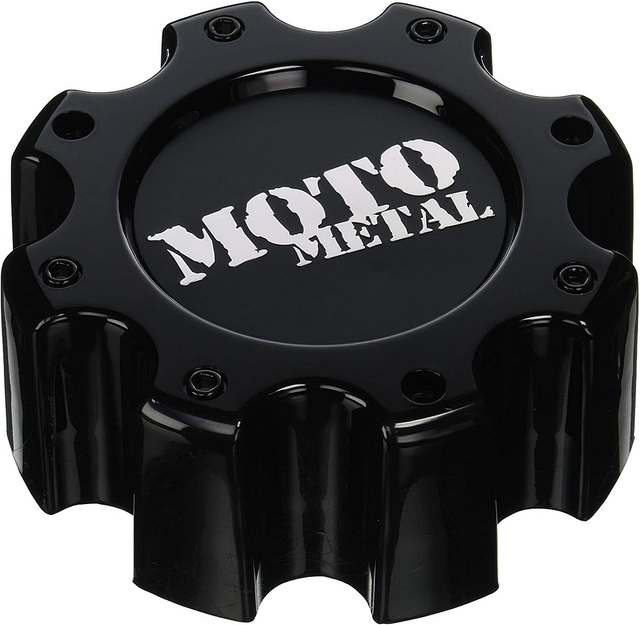 MOTO METAL CAP 8 LUG - GLOSS BLACK