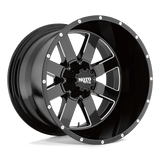 MO962 17X10 8X170 G-BLK MILL -24MM