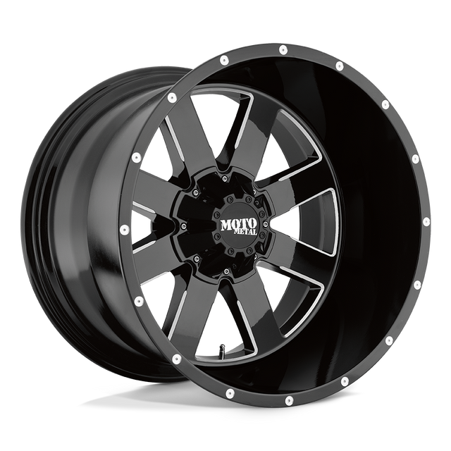MO962 20X12 8X170 G-BLK/MILL -44MM