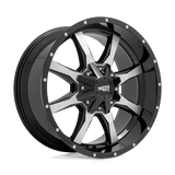 MO970 17X8 8X180 MACH G-BLK 00MM