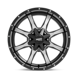 MO970 17X8 5X5.0/5.5 MACH G-BLK 00MM