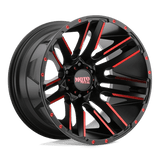 MO978 20X10 8X170 GLOSS BLACK -24MM