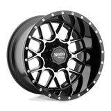 MO986 22X12 5X5.0/5.5 G-BLK MACH -44MM