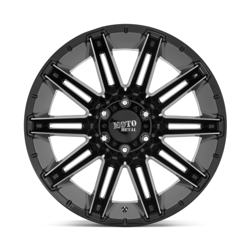 MO998 22X10 6X135 G-BLK MILL -18MM