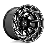 XD860 20X12 6X5.5 G-BLK MILL -44MM