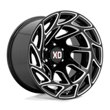 XD860 20X12 6X5.5 G-BLK MILL -44MM