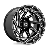 XD860 22X12 6X5.5 G-BLK MILL -44MM