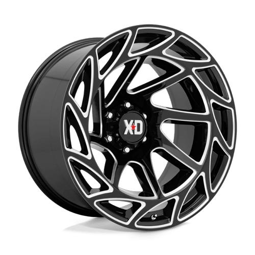 XD860 22X12 6X5.5 G-BLK MILL -44MM